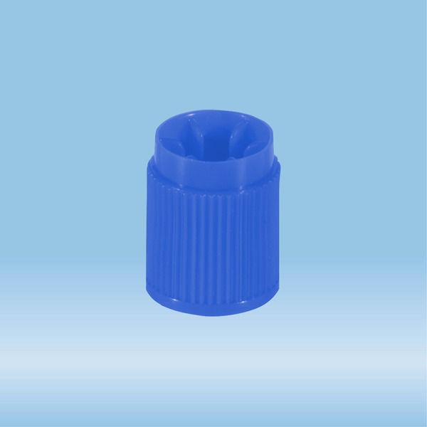 Screw Cap Hd Pe Blue For Tubes Mm Caps Reagent And