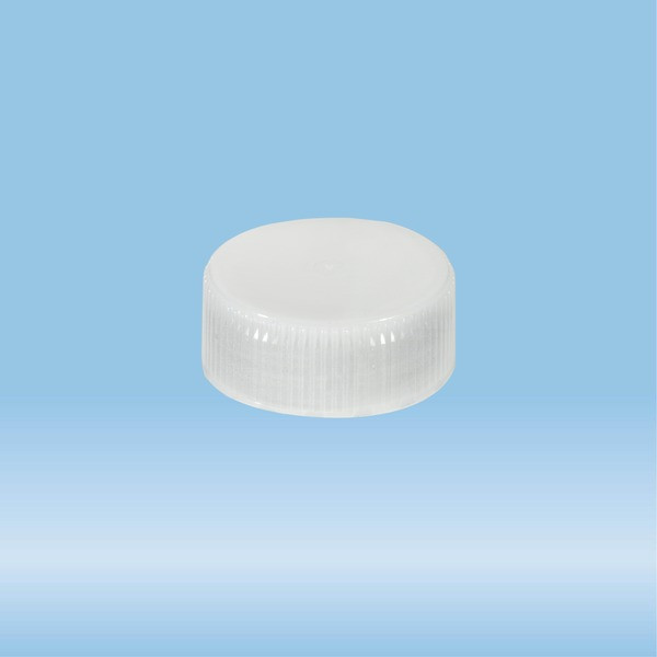 Screw cap transparent suitable for tubes Ø 28 mm Caps Reagent and