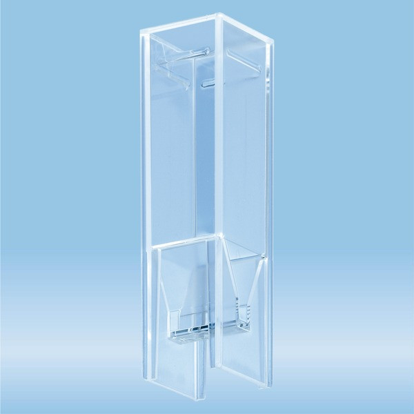 UV cuvette, 2.7 ml, (HxW): 45 x 12.5 mm, special plastic, transparent, optical sides: 2