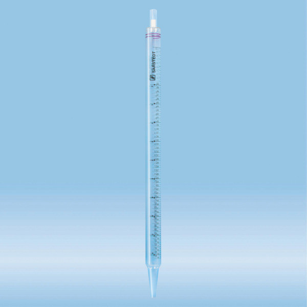 Serological pipette, with tip, plugged, 50 ml, sterile, non-pyrogenic/endotoxin-free, non-cytotoxic,