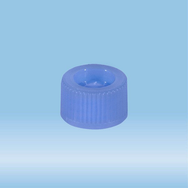 Screw cap, blue, suitable for tubes 82 x 13 mm