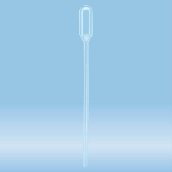 Transfer pipette, 1 ml, (LxW): 115 x 10 mm, LD-PE, transparent