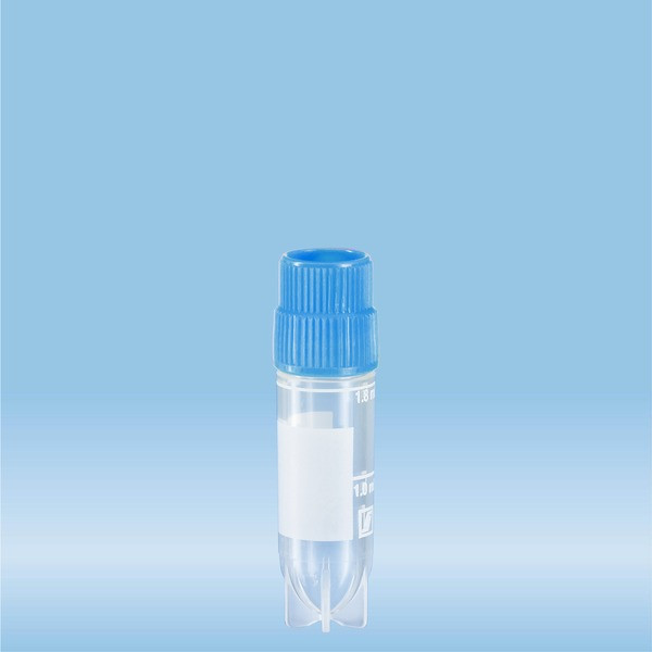 CryoPure tubes, 2 ml, QuickSeal screw cap, blue