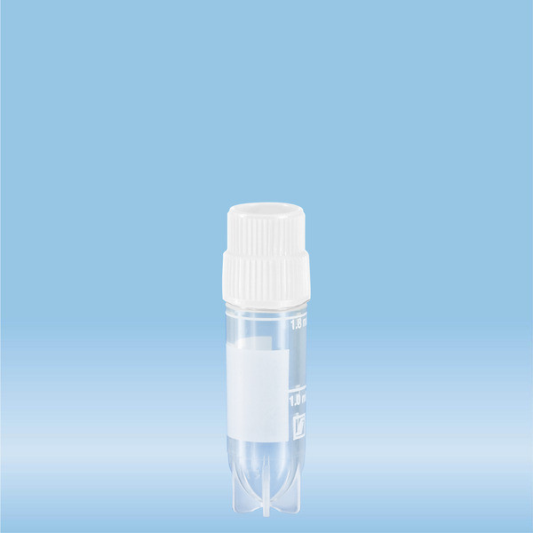 CryoPure tubes, 2 ml, QuickSeal screw cap, white