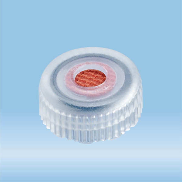 Screw cap, natural, suitable for screw cap micro tubes