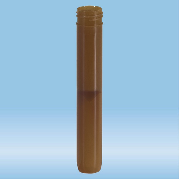 Screw cap tube, 5 ml, (LxØ): 92 x 15.3 mm, conical false bottom, rounded tube bottom, PP, without ca