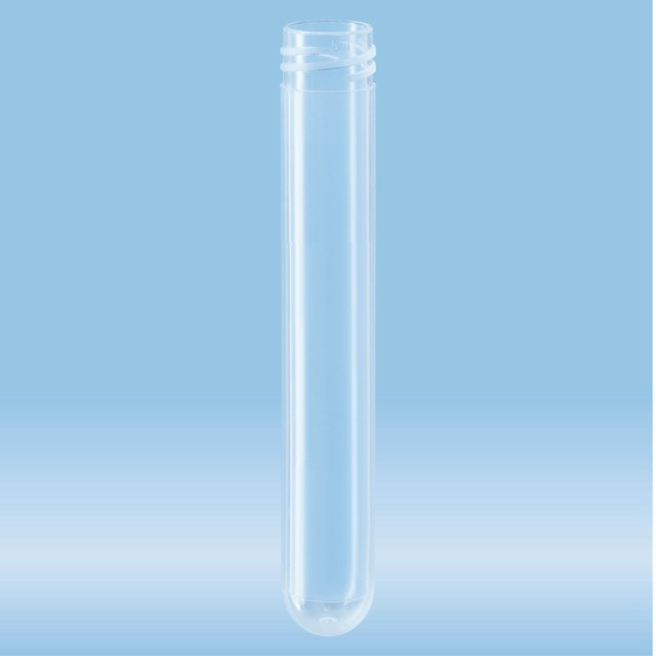 Screw cap tube, 5 ml, (LxØ): 75 x 13 mm, round base, PP, without cap, 422 piece(s)/bag