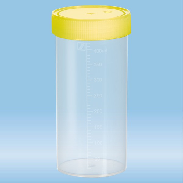 Multi-purpose container, max. volume: 500 ml, (LxØ): 150 x 70 mm, graduated, PP, transparent