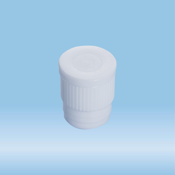 Push cap, white, suitable for tubes Ø 16-17 mm