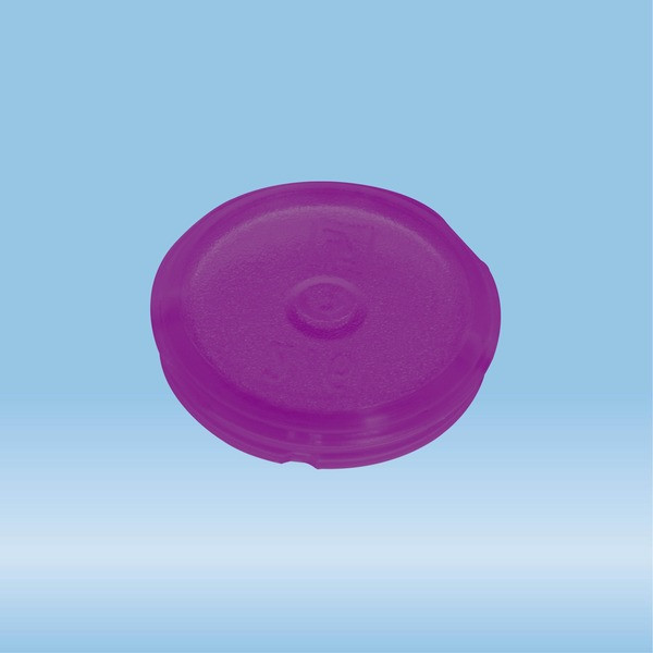 Colour-coded inserts, violet, PP, suitable for screw caps 65.712.xxx