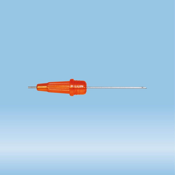 Micro needle, 25G x 3/4'', orange, 1 piece(s)/blister