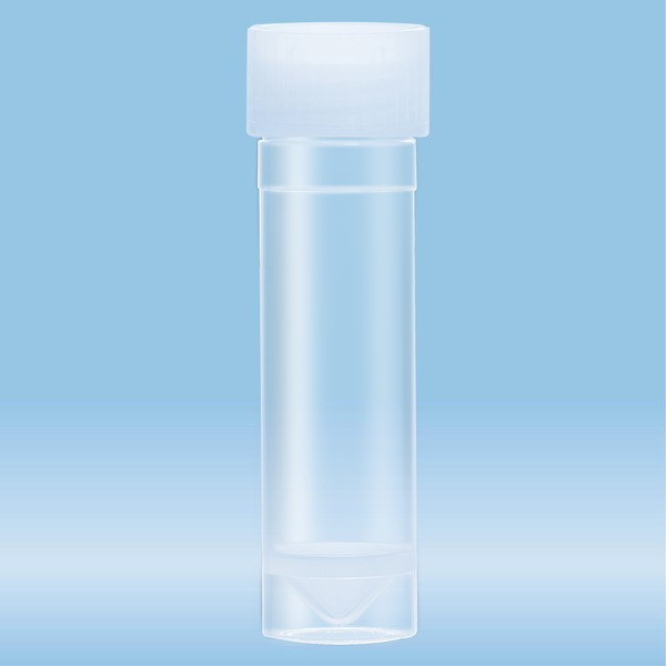 Screw cap tube, 5 ml, (LxØ): 57 x 15.3 mm, PP