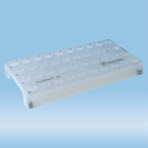 CryoRack 40, PP, format: 10 x 4, suitable for CryoPure tubes