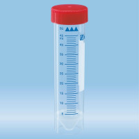 Screw cap tube, 50 ml, (LxØ): 115 x 28 mm, PP, with print Screw cap tube, 50 ml, (LxØ): 115 x 28 mm, PP, with print