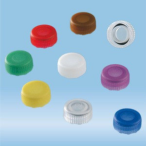 Screw cap, colour mix, suitable for screw cap micro tubes