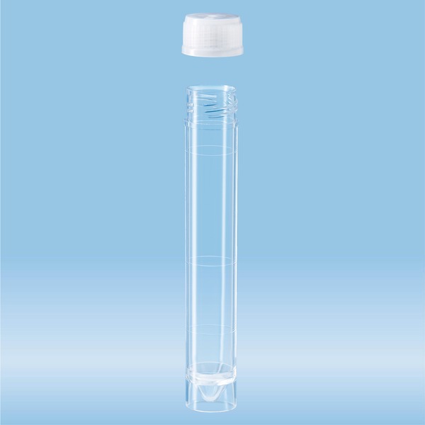 Screw cap tube, 10 ml, (LxØ): 97 x 16 mm, PS | Tubes | Urine ...