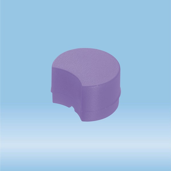 Colour-coded inserts, for CryoPure tubes, violet