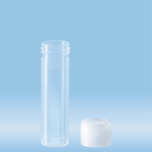 Screw cap tube, 8 ml, (LxØ): 57 x 16.5 mm, PP