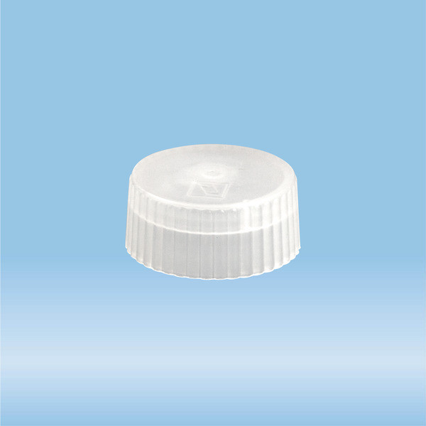 Lid for sample tube 73.641 & 73.646, length: 8 mm, LD-PE