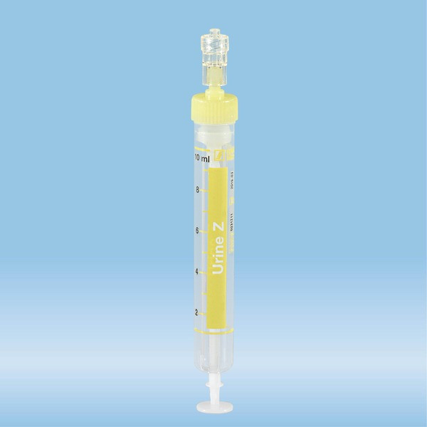 Urine Monovette®, 10 ml, cap yellow, (LxØ): 102 x 15.3 mm