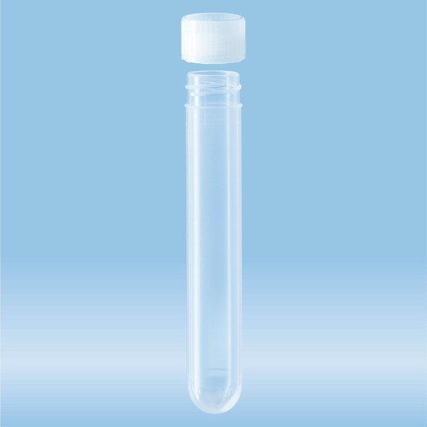 Screw cap tube, 10 ml, (LxØ): 92 x 15.3 mm, PP