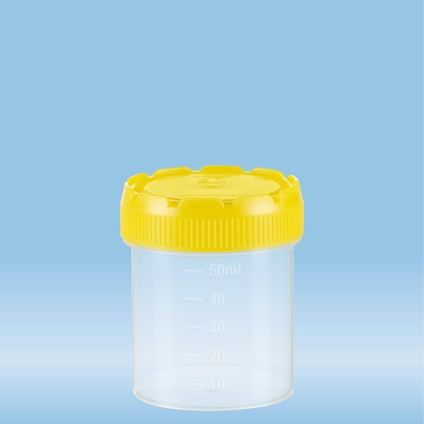 Multi-purpose container, max. volume: 70 ml, (LxØ): 55 x 44 mm, graduated, PP, transparent
