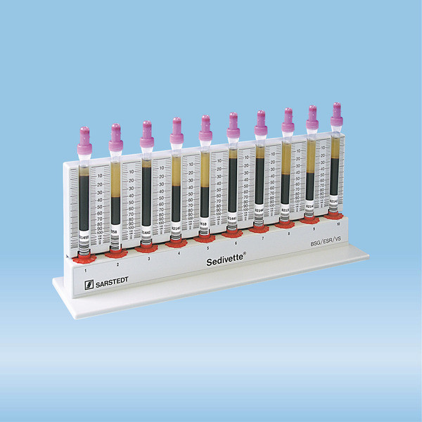 ESR rack, suitable for S-Sedivette®, 10 measuring stations
