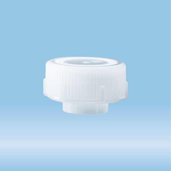 Screw cap, natural, suitable for protective container 126 x 30 mm