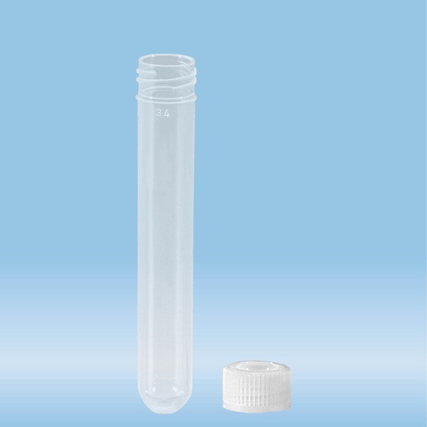 Screw cap tube, 7 ml, (LxØ): 82 x 13 mm, PP | Tubes | Reagent and ...