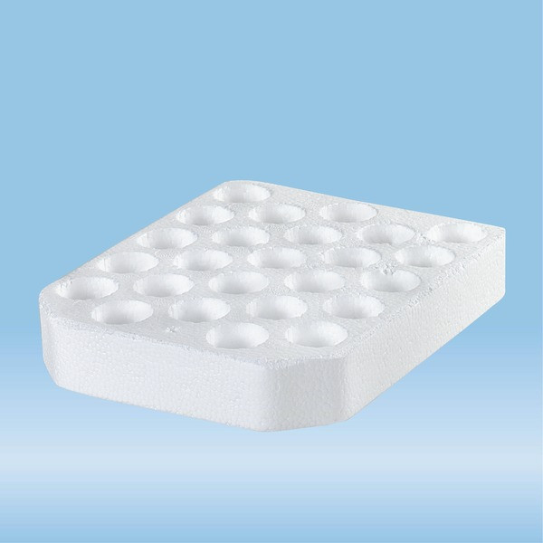 Rack, styrofoam, format: 5 x 5