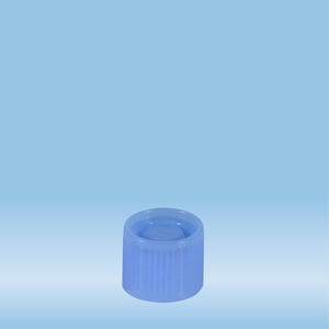 Screw cap, blue, suitable for tubes Ø 16-16.5 mm