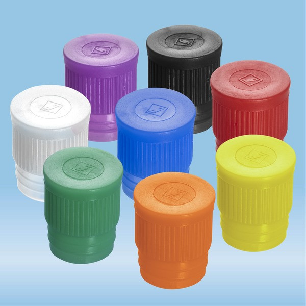 Push cap, colour mix, suitable for tubes Ø 16-17 mm