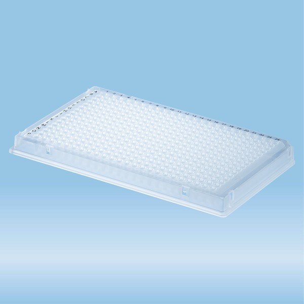 PCR plate full skirt, 384 well, transparent, Low Profile, 40 µl, PCR Performance Tested, PP