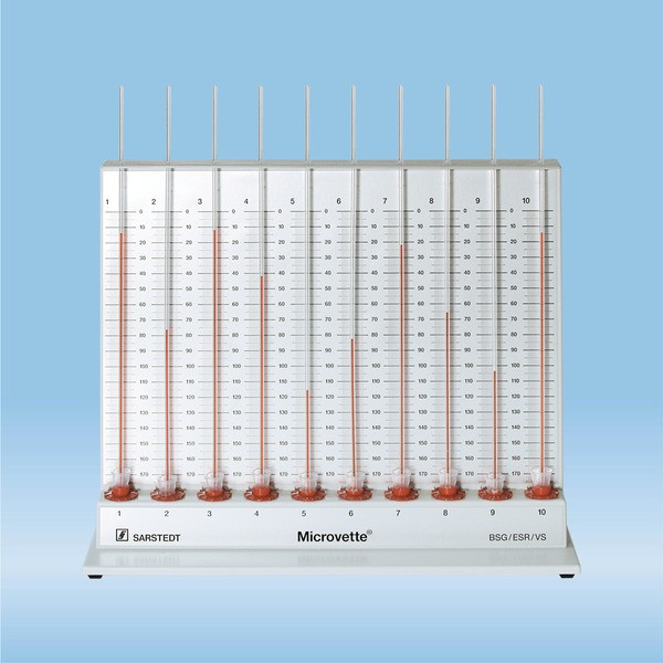 ESR rack, suitable for Microvette®, 10 measuring stations