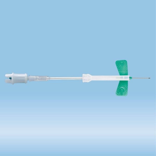Safety-Multifly® needle, 21G x 3/4'', green, tube length: 80 mm, 1 piece(s)/blister