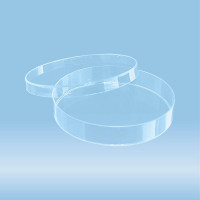 Petri dish, 92 x 16 mm, transparent, with ventilation cams Petri dish, 92 x 16 mm, transparent, with ventilation cams