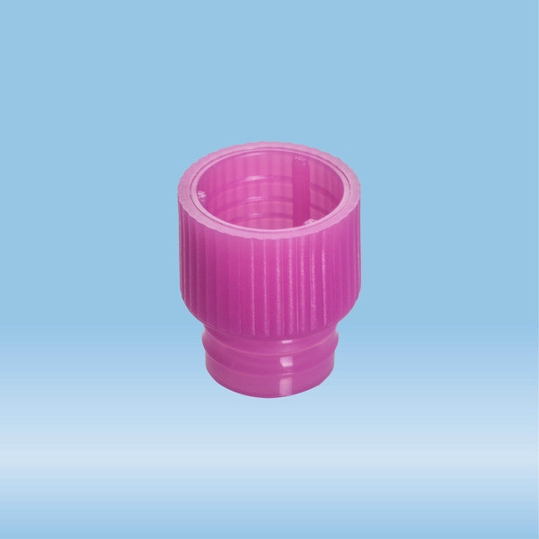 Push cap, pink, suitable for tubes Ø 13 mm