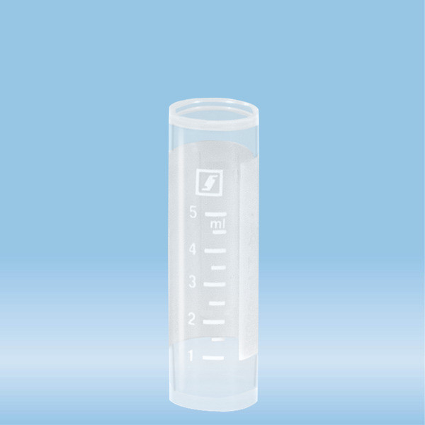 Tube, 7 ml, (LxØ): 50 x 16 mm, PP, with print