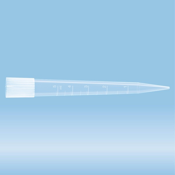 Pipette tip, 5 ml, transparent, 250 piece(s)/bag