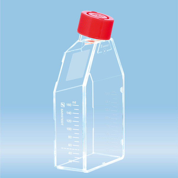 Cell culture flask, T-75, surface: Standard, 2-position screw cap