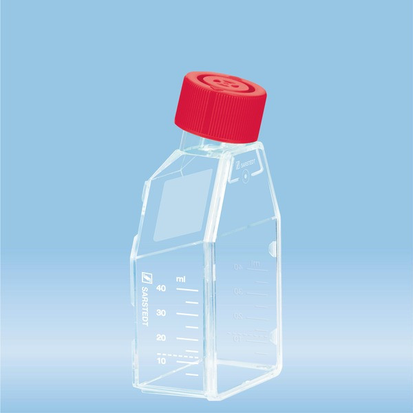 Cell culture flask, T-25, surface: Standard, 2-position screw cap