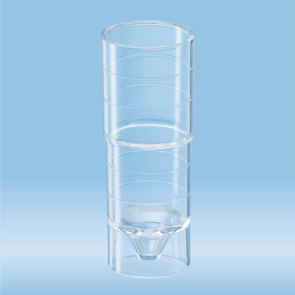 Sample tube, suitable for auto-analyzer, transparent