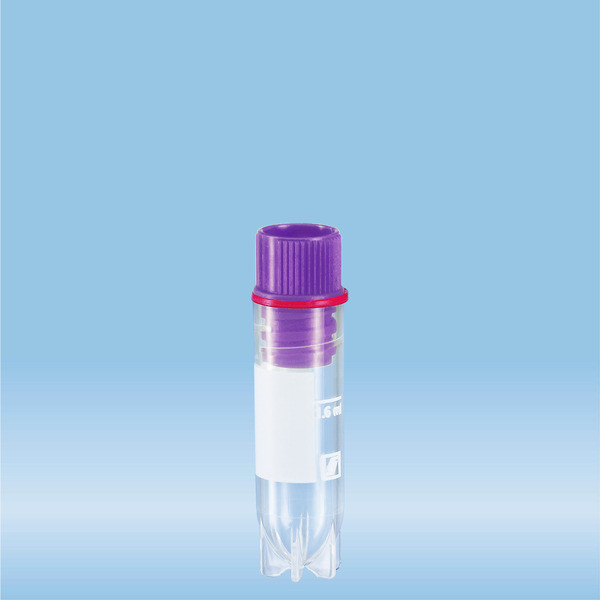 CryoPure tubes, 2 ml, QuickSeal screw cap, violet