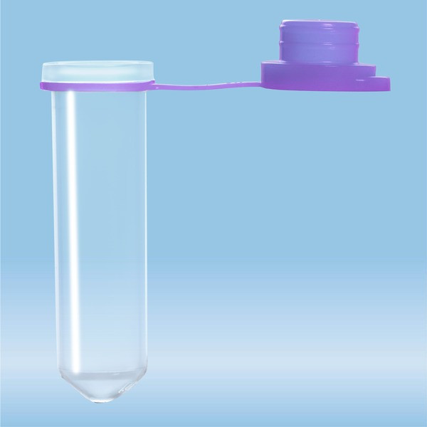 Reaction tube, 2 ml, PP Reaction tubes Screw cap micro tubes and