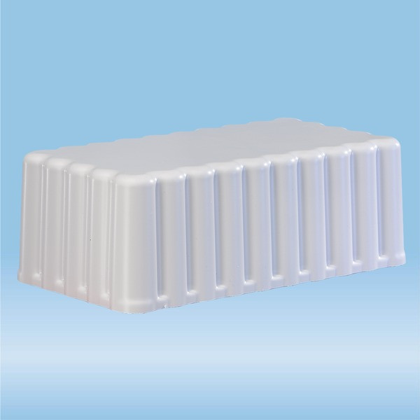 Protective cover, ABS, light grey, suitable for Block racks D17