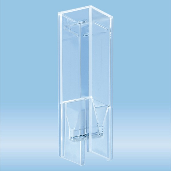 UV cuvette, 2.7 ml, (HxW): 45 x 12 mm, special plastic, transparent, optical sides: 2