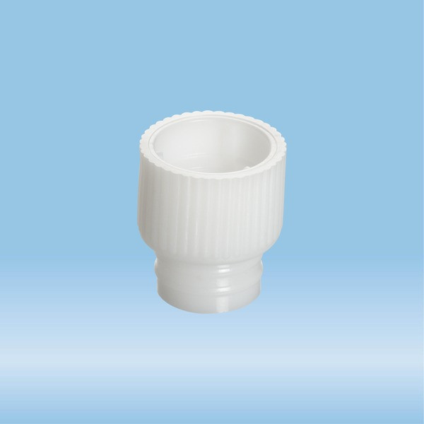 Push cap, white, suitable for tubes Ø 12 mm