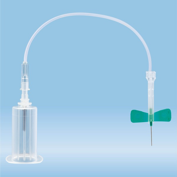 Safety-Multifly® needle, 21G x 3/4'', green, tube length: 200 mm, 1 piece(s)/blister