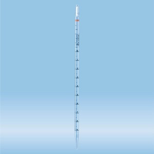 Serological pipette, plugged, 10 ml, sterile, 25 piece(s)/bag