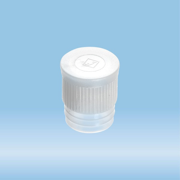 Push cap, natural, suitable for tubes Ø 16-17 mm